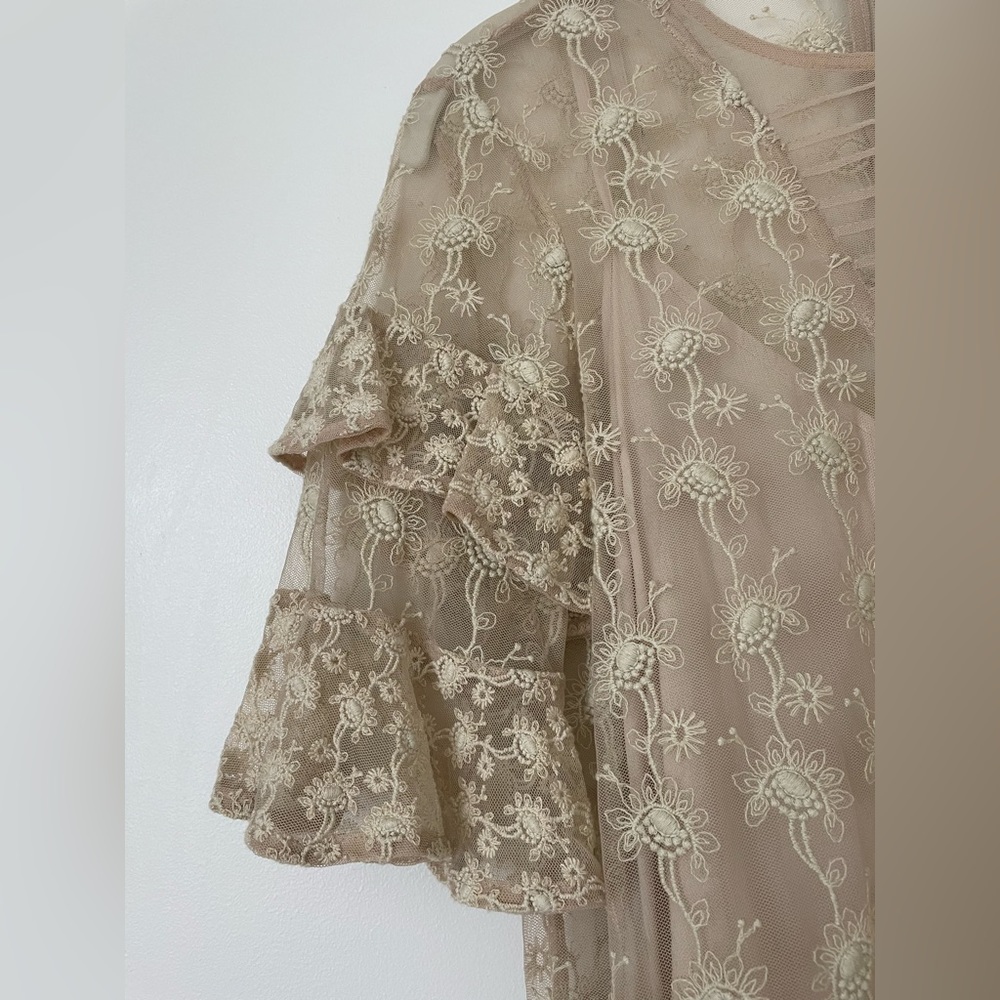 All Saints Henrietta Lace Top - Picture 6 of 7